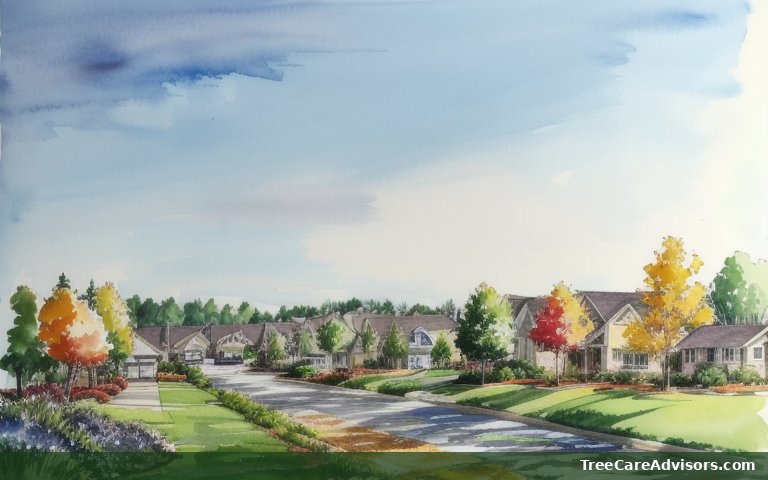 Neighborhood street view in South Willard, UT