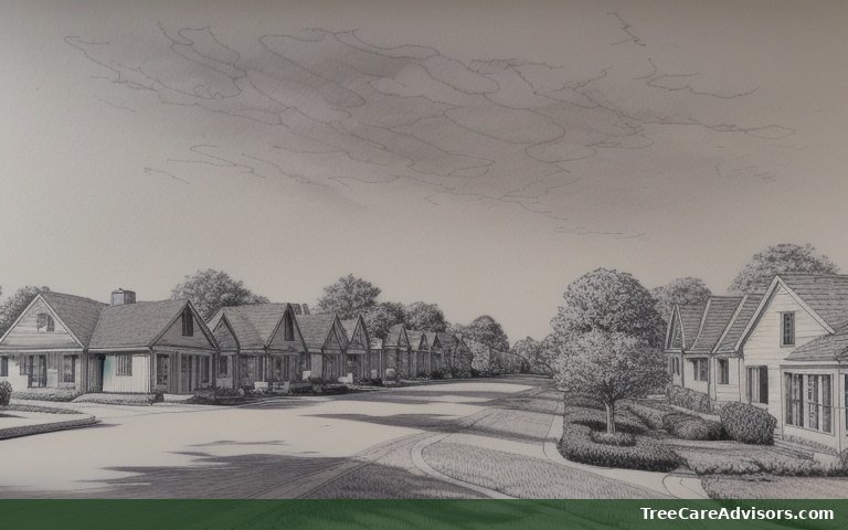 Neighborhood street view in Avon, UT