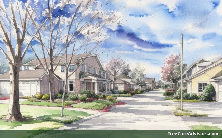 Neighborhood street view in Interlaken, UT