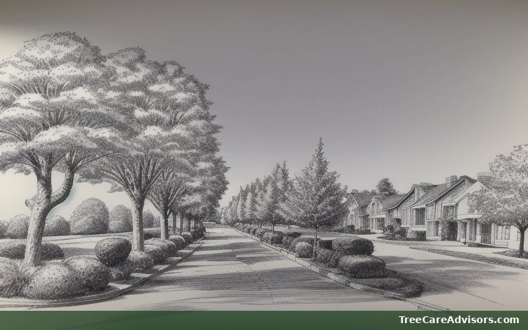 Neighborhood street view in Pine Valley, UT