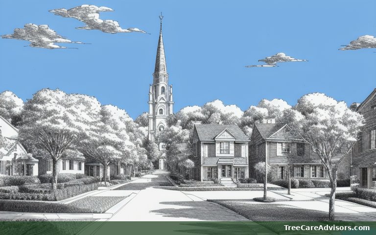 Neighborhood street view in Ivy, VA