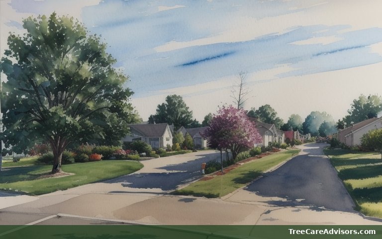 Neighborhood street view in Opal, VA