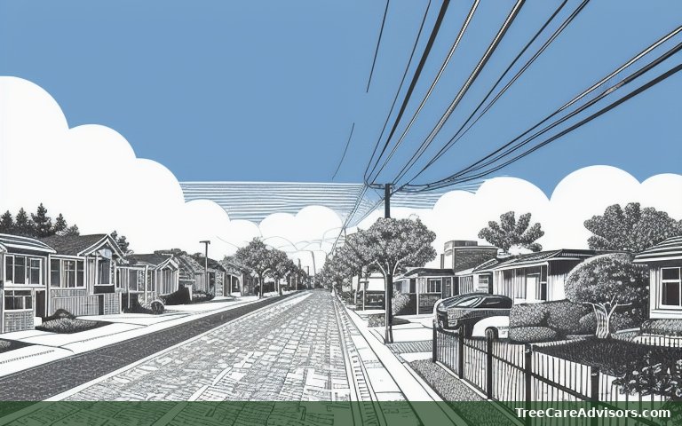 Neighborhood street view in Fairview Beach, VA