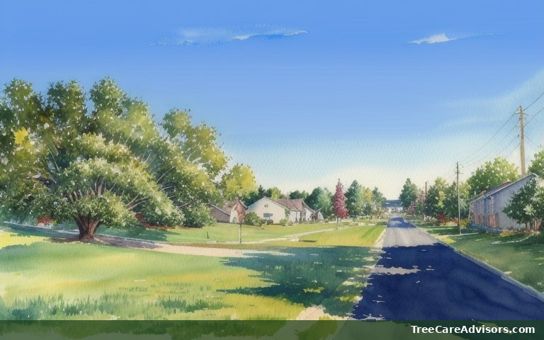 Neighborhood street view in Gwynn, VA