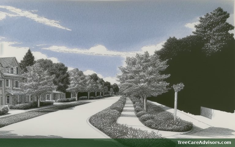 Neighborhood street view in Buckhall, VA