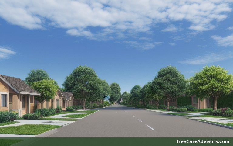 Neighborhood street view in Edison, WA