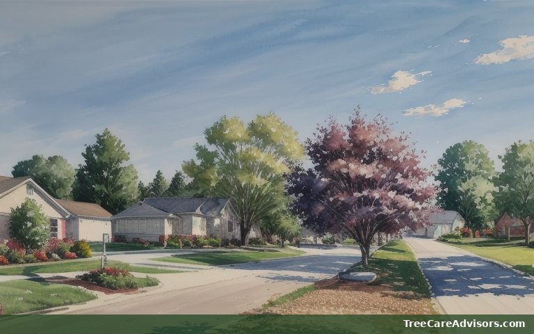 Neighborhood street view in Bothell, WA