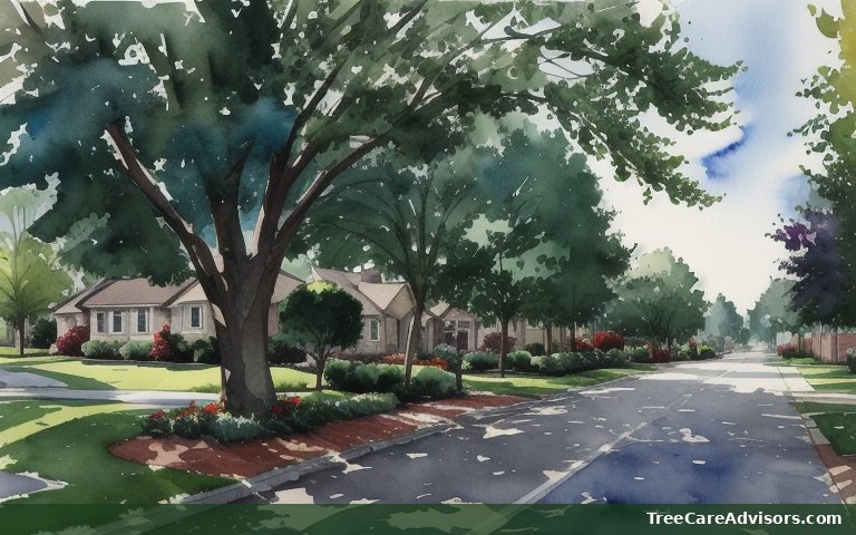 Neighborhood street view in Ephraim, WI