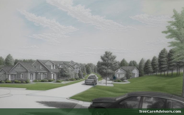 Neighborhood street view in Mequon, WI